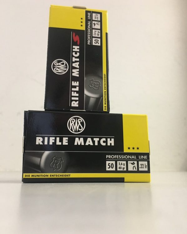 RWS Rifle Match 22LR Ammo
